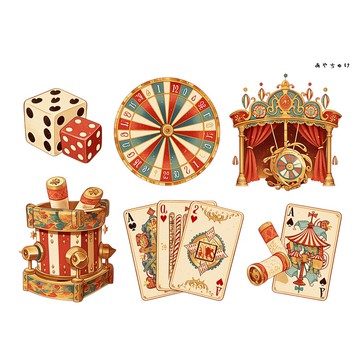 【6 月新品】20-134-0348 裁切用紙 馬戲團風格