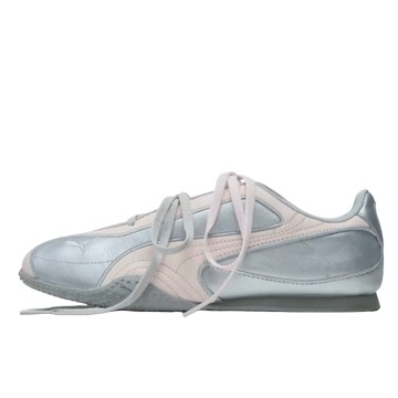 WMNS BELLA V2 LEATHER SILVER BLUE