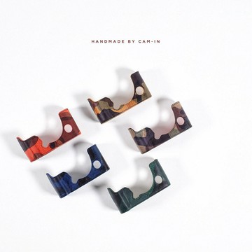 cam-in意大利植鞣頭層皮fujifilm富士XT20/XT30迷彩相機保護皮套