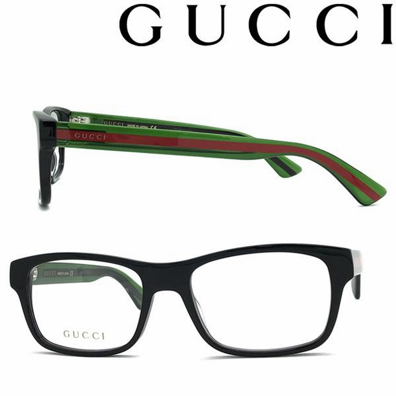 GUCCI メガネフレーム ブランド グッチ ブラック 眼鏡 GUC-GG