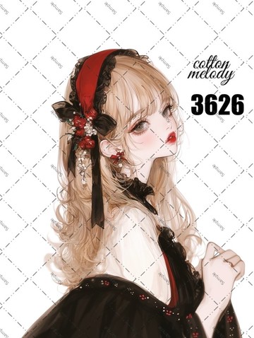 original sticker no.3626 人物貼紙 原創貼紙 原創人物貼紙 裝飾貼紙 cotton melody