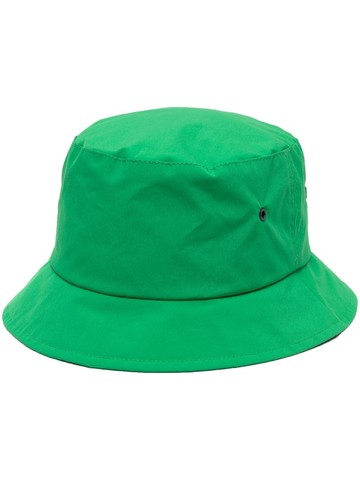 Mackintosh - logo-patch bucket hat - unisex - Polyester - S/M - Green