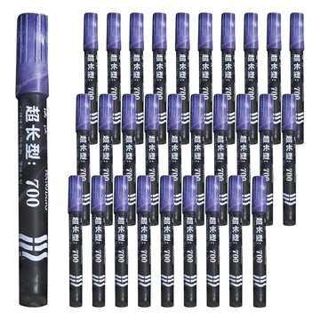 小麥購物 Y691油性簽字筆 10g  30支  藍色