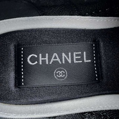 シャネル CHANEL サイズ表記「36」23センチ 黒×白 エナメル Chanel White model sneakers Size 36 | eBay