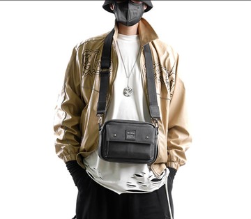 FINDSENSE X 男士新款復古單肩包男休閑包男包斜挎包