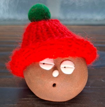 陶偶獨美系列- 35 號 療癒系手作陶偶文創