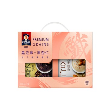 【限量】桂格黑白穀奶 活力營養禮盒 -原味(無提袋)
