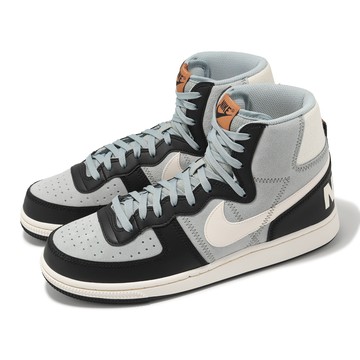 [ACS] Nike 休閒鞋 Terminator High 男鞋 藍 黑 高筒 皮革 麂皮 復古 拼接 FJ4198-001