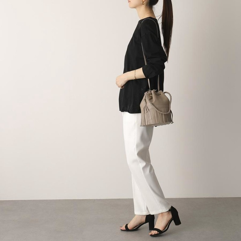 ryoko003J&M DAVIDSON カーニバル ベージュ 2WAY j&m davidson カーニバルM 2WAY ベージュ巾着ショルダー