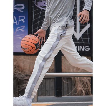 左右力量籃球排扣褲男美式籃球田徑訓練健身休閑青少年束腳運動褲