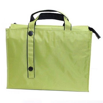 日本LIHIT LAB. B4可調整手提袋(A-7650)＊黃綠色