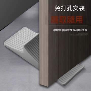 🔥臺灣出貨🔥新款门后静音防撞创意挡防风阻门器门吸卡门固定门阻加高门楔子