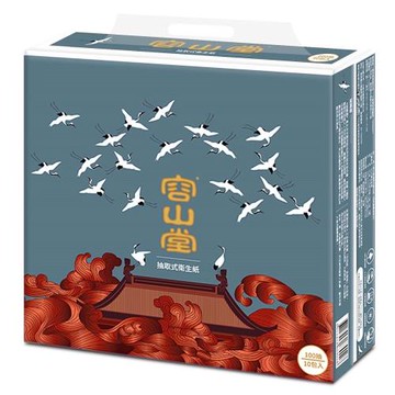 容山堂抽取式衛生紙100抽x10包7袋/箱(70包)