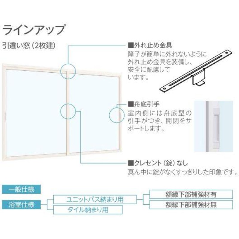 YKKAP窓サッシ コンセプト窓 エコ内窓LiteU 一般仕様 引き違い窓[3mm