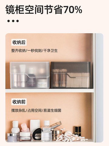 裝口紅收納盒桌面防塵家用化妝品置物架ins少女心護膚品整理帶蓋