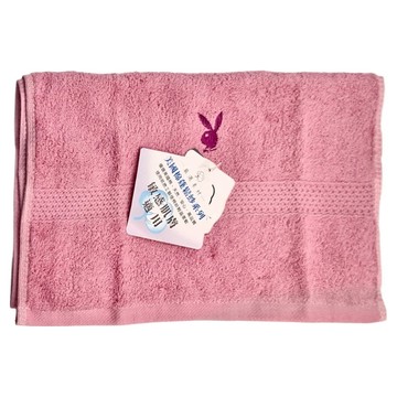 PLAYBOY日沐優雅素色毛巾 33*78CM 137G 100%棉 台灣製  粉色  1條