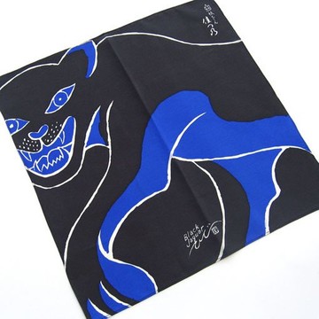 祇園Katsuno Black Jaguar 手帕