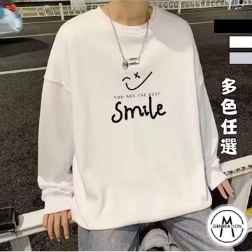 【M世代】M~8XL大尺碼 刷毛大學T 長袖上衣 衛衣 圓領大碼上衣 潮流字母印花 男女情侶百搭 BTKK512