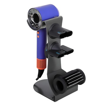 MD global 全金屬吹風機收納架  1個  深灰色