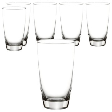 Ocean Glass 泰勒果汁杯 玻璃材質 355ml 最寬75*高134mm  透明  6個