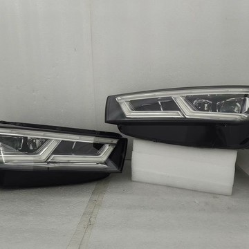 18-20款奧迪Q5高配LED日行燈原廠大燈總成原裝前大燈頭燈