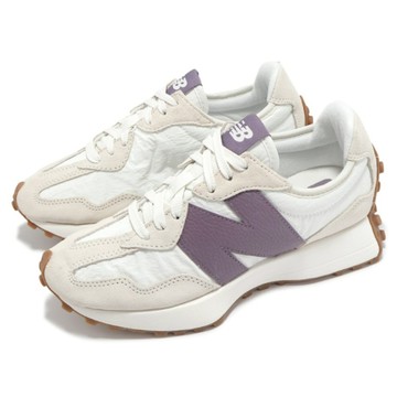 New Balance 女款 327 運動鞋 WS327FTC  米白紫  27cm