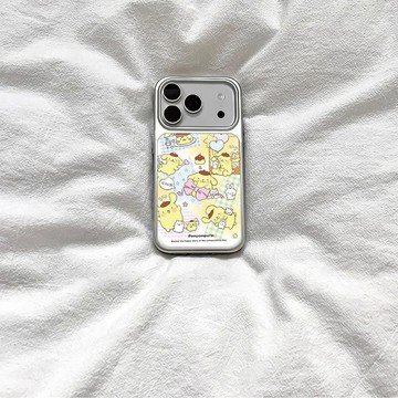 布丁狗適用蘋果17手機殼iPhone16promax膚感15水凝殼14/13/12女