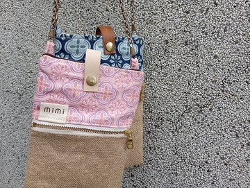 mimi思路 斜背手機袋 飲料袋 隨身包