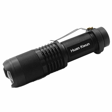 鉅玉經典｜25W 伸縮調焦 LED手電筒 18650 工作燈 探照燈 露營燈 腳踏車燈伸縮調焦 五段光 HK-2158