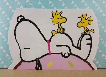 【震撼精品百貨】史奴比Peanuts Snoopy  超大卡片 塔克 震撼日式精品百貨