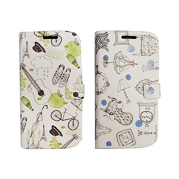 HAPPYMORI SAMSUNG GALAXY J N075 水果手繪 書本式皮套