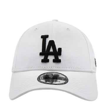 NEW ERA 9FORTY DODGERS LOGO WHITE BLACK