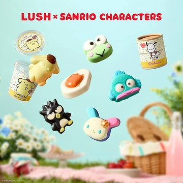 【LUSH 英國直營】LUSH × Sanrio Characters 限定聯名系列 汽泡彈一次擁有 (泡澡球 3 入)｜快速出貨