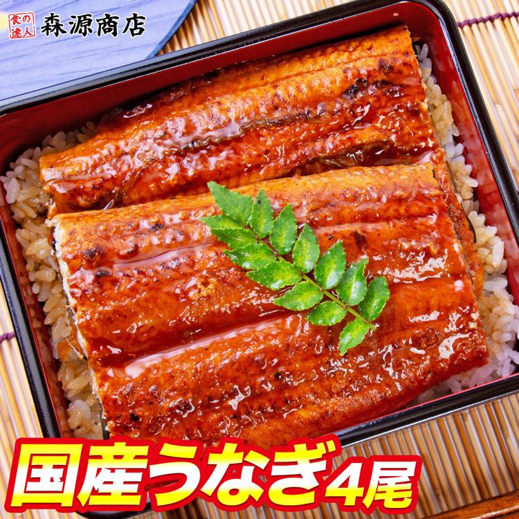 国産うなぎ 4尾 約150g ×4 鰻 うなぎ ウナギ 蒲焼 かば焼き 土用丑 土用 丑の日 スタミナ 夏 冷凍便 ギフト お取り寄せグルメ 食品