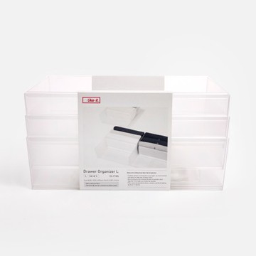 日本Like-it 櫃內分隔盒Lx3入