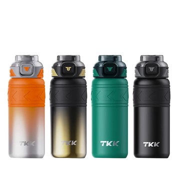 TKK 邁越系列 316不鏽鋼 兩用 保溫杯 運動水壺500ML(直飲+吸管)-任選