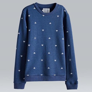 【摩達客】韓國進口設計品牌DBSW狙擊星星圓領長袖T恤