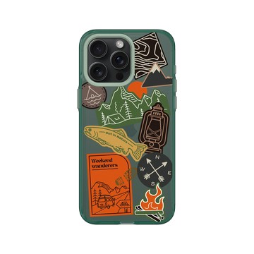 iPhone 15 Pro Max Clear 憂墨綠 - Nature Explorers 自然探索指南 - 野放自我