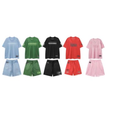 跨境新款正確版克家T恤梵文圓領T花臂冰球服套裝