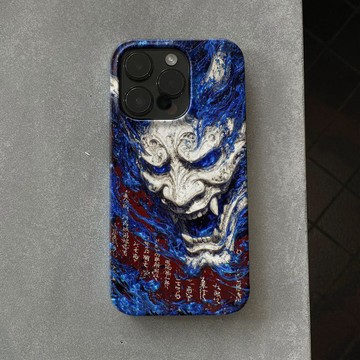 藍淵般若手機殼適用 iPhone18 17pro 16 15pro 14 13 12 菲林硬殼新中式高級防摔保護套