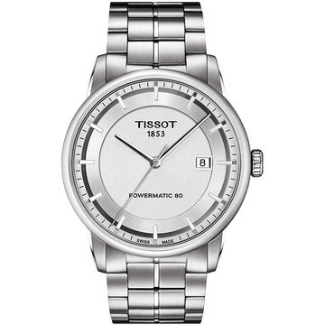 TISSOT 天梭 T-Classic Luxury 經典永恆機械腕錶/銀/41mm/T0864071103100