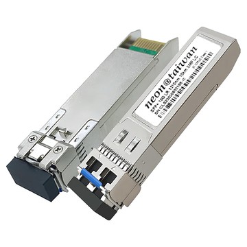 Neon 台灣霓虹 SFP+ 10G 單模LC雙纖光模組 1310nm 10km  56mm  灰色  1個