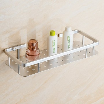 工廠直銷 免運 置物架 浴室毛巾架 收納架 壁掛架 太空鋁浴室置物架衛生間用品廁所收納架洗手間壁掛墻上免打孔掛架特惠/開立發票 售後保障 特價K1219