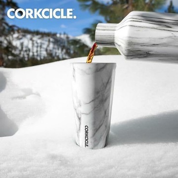 【CORKCICLE 酷仕客】純粹系列三層真空寬口杯475ml-大理石紋