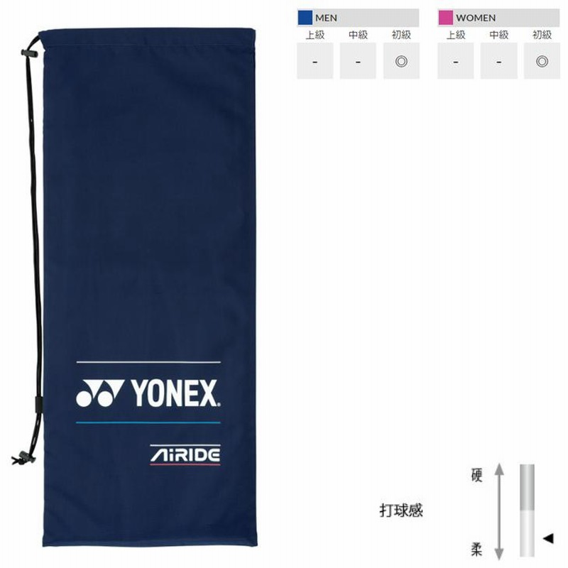 ヨネックス ソフトテニス ラケット 張り上げ済 YONEX エアライド