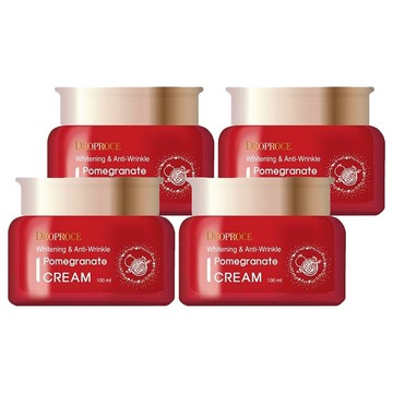 DEOPROCE 迪普詩 紅石榴嫩白保濕精華霜 Whitening & Anti-Wrinkle Pomegranate Cream  100ml  4瓶