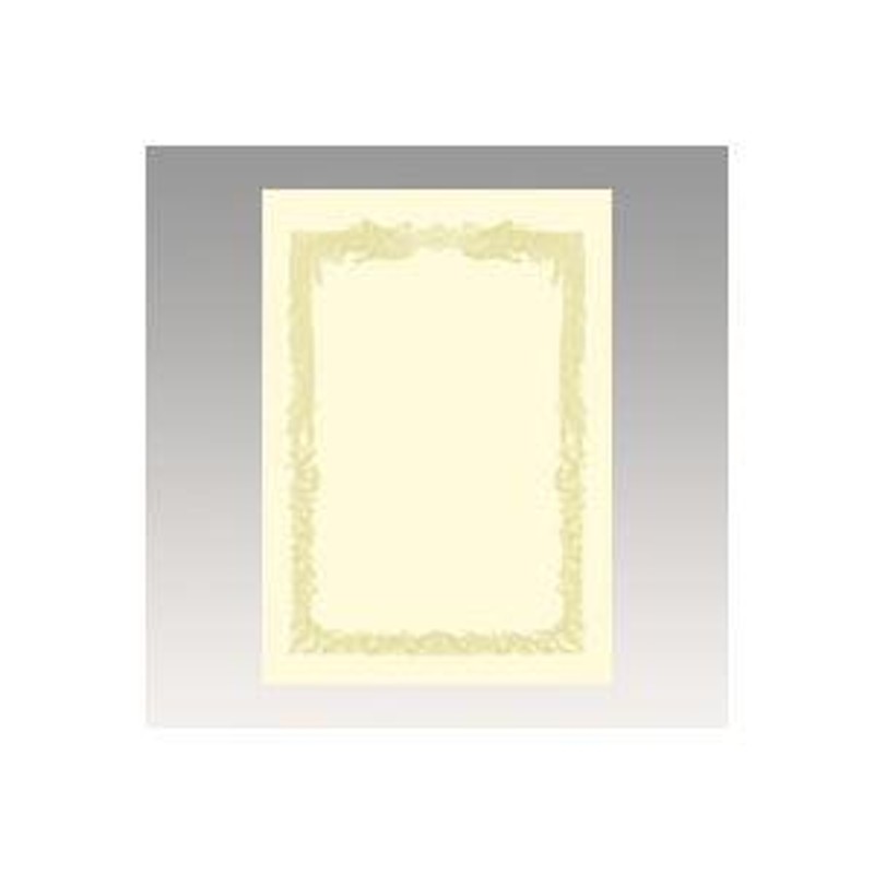 （まとめ） TANOSEE 賞状用紙 白 A4 ヨコ書用 業務用パック 1ケース（100枚） 〔×2セット〕 - 16