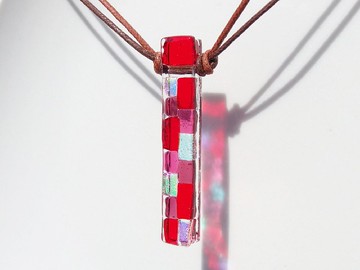 Aurora Glass (Aurora [紅]) 項鍊 [可更換為香薰吊墜] [定做]