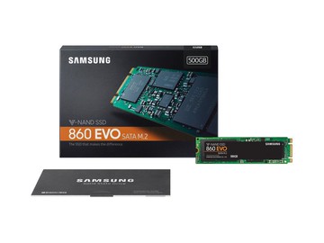 【送SSD 2.5" SATA外接cable】 SAMSUNG 500GB 500G M.2 SSD 三星【860 EVO】 MZ-N6E500BW SATA 6Gb/s 內接固態硬碟