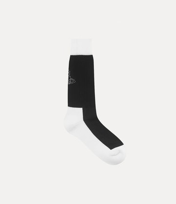 Vivienne Westwood Sporty Sock Cotton / Nylon / Elastane Black 9-11 Unisex